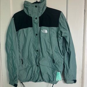 The North Face Black and Green Ski Jacket